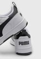 Tenis Lifestyle Blanco-Negro Puma Rebound v6 Low de Puma