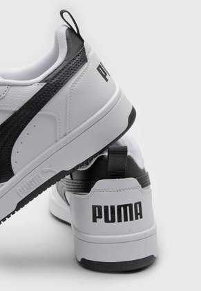 Tenis Lifestyle Blanco-Negro Puma Rebound v6 Low