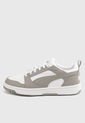 Tenis Lifestyle Blanco-Gris Puma Rebound v6 Low de Puma