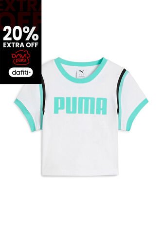 Camisa Deportiva Puma Original Future Archive Blanco Mujer Puma