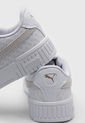 Tenis Lifestyle Blanco-Beige-Dorado Puma Carina 2.0 Logobsession de Puma