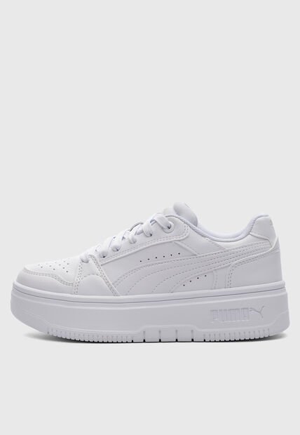 Tenis PUMA Rebound Femme Low Blanco