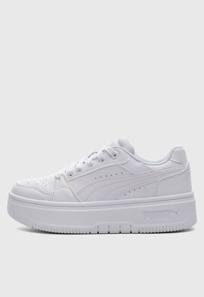 Tenis PUMA Rebound Femme Low Blanco
