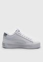 Tenis Lifestyle Blanco-Plateado Puma Smash Plataforma v3 Pop Up de Puma
