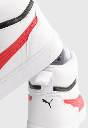Tenis Lifestyle Blanco-Rojo-Negro Puma Caven 2.0 Mid