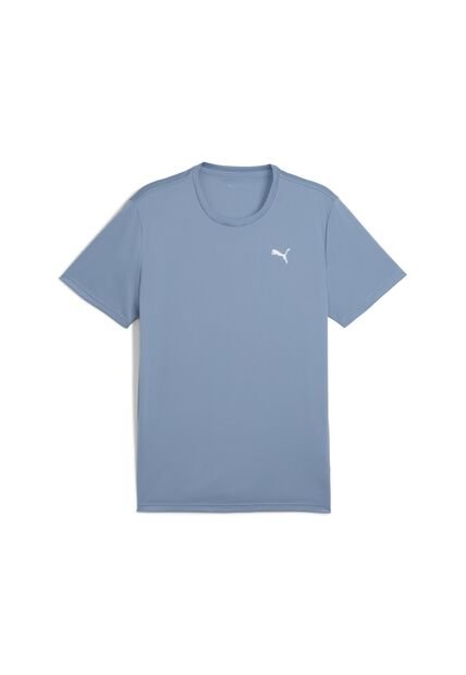 Camisa Deportiva Puma Tad Essential Poly Texture Azul Hombre