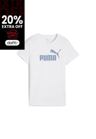 Camisa Deportiva Puma Original Ess No. 1 Logo Blanco Mujer Puma