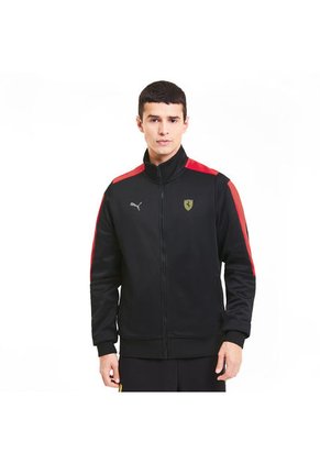 Chaqueta Negra Puma Scuderia Ferrari Race T7 Hombre