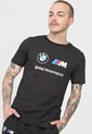Camiseta Negro-Blanco-Azul-Rojo Puma BMW M Motorsport Essentials de Puma