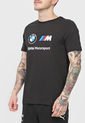 Camiseta Negro-Blanco-Azul-Rojo Puma BMW M Motorsport Essentials de Puma