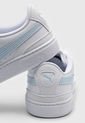 Tenis Lifestyle Blanco-Celeste Puma Vikky v3 Leather de Puma