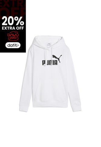 Hoodies Puma Originales Ess No. 1 Logo Tr Blanco Mujer Puma