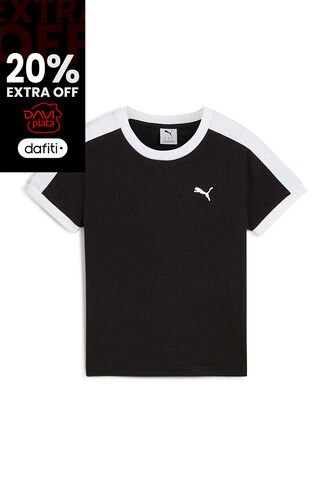 Camisas Deportivas Puma Originales T7 Slim Negro Para Mujer Puma
