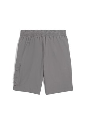 Pantaloneta Deportiva Puma Original Logo 9 Gris Para Hombre