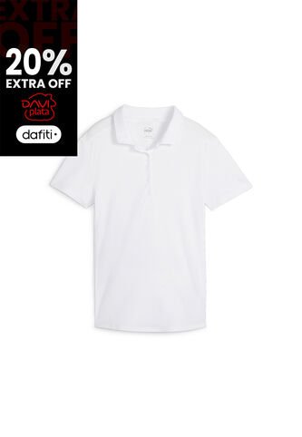 Camisa Tipo Polo Puma Original Gamer Ss Update Blanco Mujer Puma