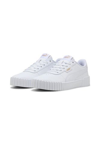 Tenis Zapatillas Marca Puma Carina 30 Original Blanco Mujer Puma
