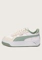 Tenis Lifestyle Blanco-Verde-Marfil PUMA Carina Street de Puma