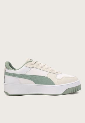 Tenis Lifestyle Blanco-Verde-Marfil PUMA Carina Street