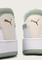 Tenis Lifestyle Blanco-Verde-Marfil PUMA Carina Street de Puma