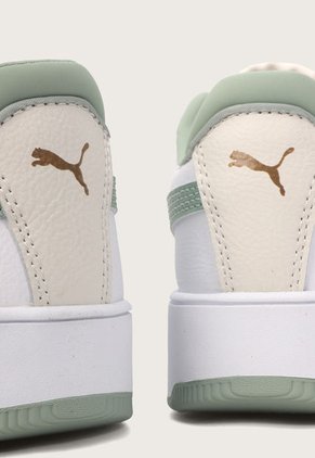 Tenis Lifestyle Blanco-Verde-Marfil PUMA Carina Street