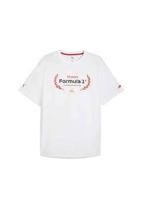 Camisa Deportiva Puma Original F1 Essentials Blanco Hombre