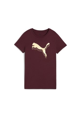 Tshirt Puma Original Essentials Metallic W Rojo Para Mujer Puma