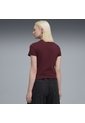 Tshirt Puma Original Essentials Metallic W Rojo Para Mujer de Puma