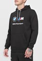 Buzo Negro-Blanco-Azul-Rojo Puma Bmw Mms Ess Fleece de Puma