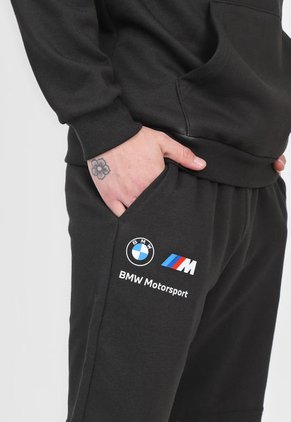 Buzo Negro-Blanco-Azul-Rojo Puma Bmw Mms Ess Fleece