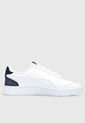 Tenis Lifestyle Blanco-Azul Navy-Dorado Puma Shuffle de Puma