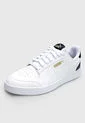 Tenis Lifestyle Blanco-Azul Navy-Dorado Puma Shuffle de Puma
