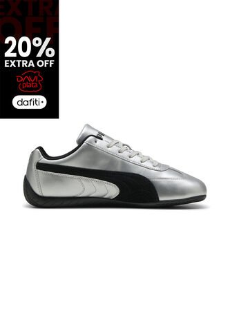 Tenis Deportivos Puma Original Speedcat Metal Plateado Mujer Puma