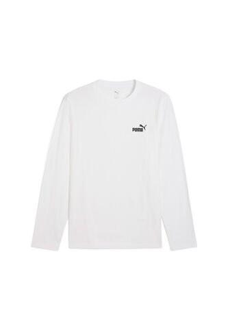 Camisa Deportiva Puma Ess No 1 Logo Longsleeve Blanco Hombre Puma