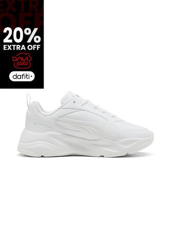 Tenis Deportivo Puma Original Cassia 2.0 L Blanco Para Mujer Puma