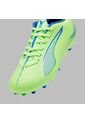 Guayos Puma Kids Ultra 5 Play MG Lights Out Verde-Azul de Puma