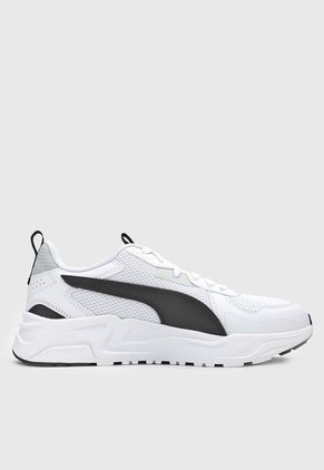 Tenis Lifestyle Blanco-Negro-Gris Puma Trinity Lite
