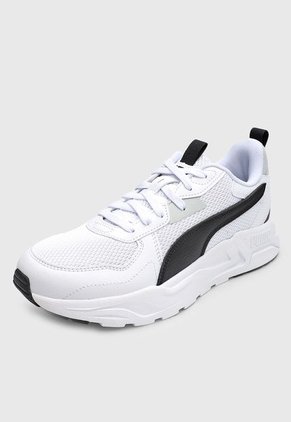 Tenis Lifestyle Blanco-Negro-Gris Puma Trinity Lite