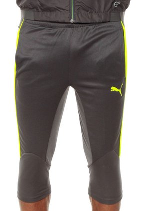 Pantalón Gris-Verde Neón Puma It EvoTrg 3/4 Pant