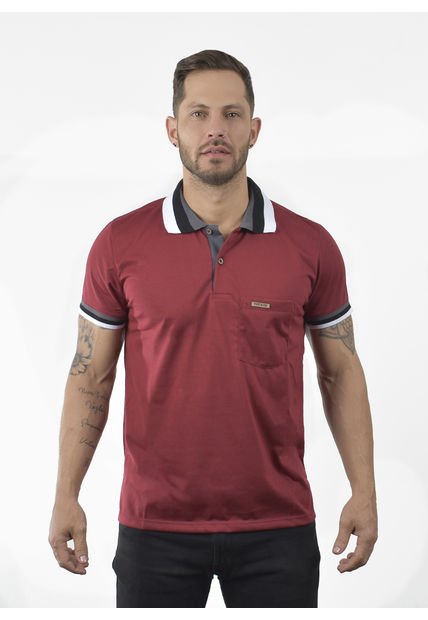 Camiseta Tipo Polo Puntazul Con Bolsillo