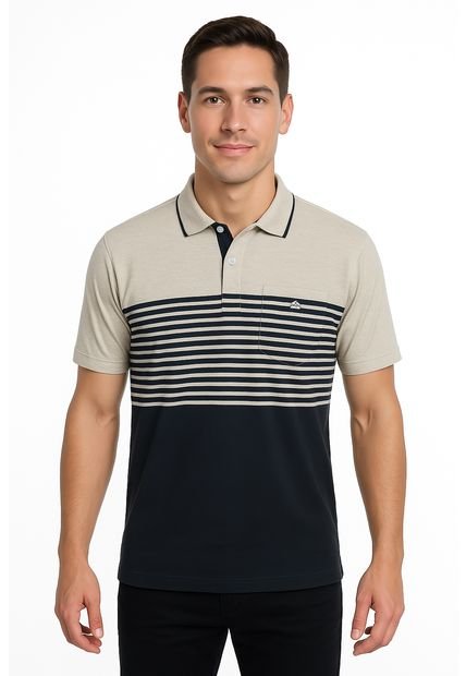 Camiseta Tipo Polo Para Puntazul Hamer Con Bolsillo
