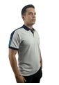 Camiseta Tipo Polo Para Hombre Gris Puntazul de Puntazul