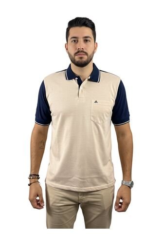Camiseta Tipo Polo Para Hombre Cafe Puntazul Puntazul