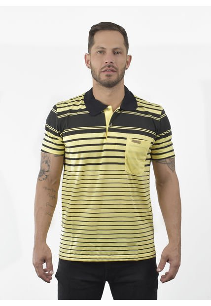Camiseta Tipo Polo Puntazul Con Bolsillo