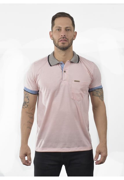 Camiseta Tipo Polo Puntazul Con Bolsillo