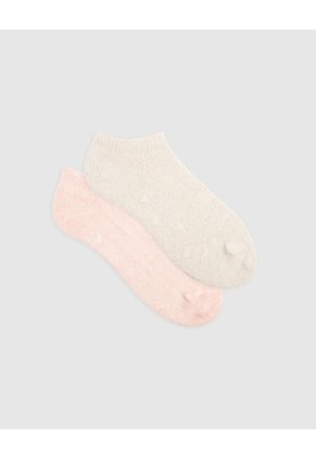 Medias Mujer Tobillera Corta Calentadoras Pack X2 Surtido