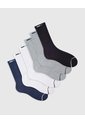 Medias Deportivas Hombre Largas Algodón Pack X6 Surtido de PUNTO BLANCO