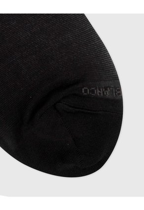 Medias Hombre Largas Microfibra Negras