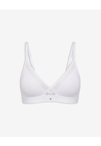 Top Soporte Medio Microfibra Blanco Blanco PUNTO BLANCO