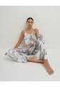 Pantalón De Pijama Mujer Largo Estampado Gris de PUNTO BLANCO