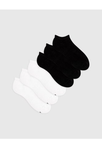 Medias Deportivas Hombre Tobillera Corta Alcolchadas Pack X6 Surtido PUNTO BLANCO